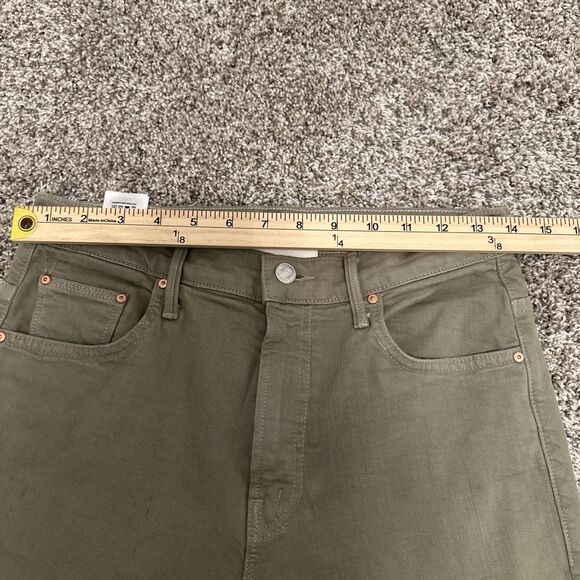 Mother Superior Jeans Women’s Size 28 Green The Insider Hover Devil May Care - Picture 7 of 10